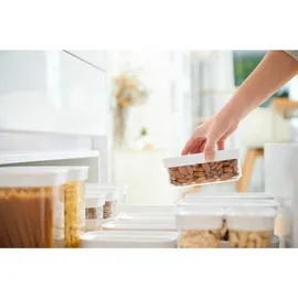 Emsa Optima rechteckig transparent/weiß 2 l