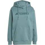 Adidas Terrex Multi Large Logo Kapuzenpullover - Preloved Teal - M