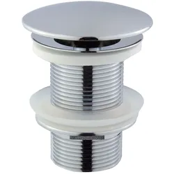 Sturotec Schaftventil 1 1/4" ohne Überlauf, mit Abdeckhaube,  STEAT002, Montagezubehör, chrom