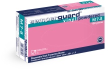 Semperguard® Einmalhandschuhe, Vinyl, gepudert, Farbe: weiß, 1 Packung = 100 Stück, Größe S