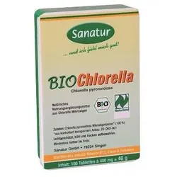 BioChlorella Tabletten, BIO, Naturland Sanatur 100 Stück