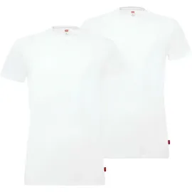 Levi's Herren T-Shirts, Vorteilspack - Rundhals, Kurzarm, einfarbig Weiß XL
