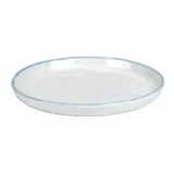 Lambert [A1] Piana Teller/UNTERTAS WEIß Rand HELLBLAU D 13,5CM