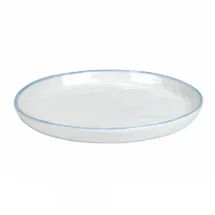 Lambert [A1] Piana Teller/UNTERTAS WEIß Rand HELLBLAU D 13,5CM