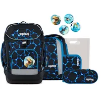 ergobag Maxi 6-tlg. Bärassic Garden blau