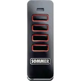 SOMMER Handsender Pearl Vibe, 868,8 /868,95 MHz Funkverbindung 4, Reichweite 50-140 m schwarz/rot