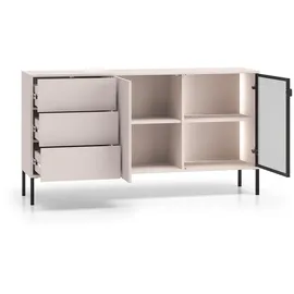 petits-meubles Buffet Paige 160 x 0 x 0 Kaschmir/Schwarz