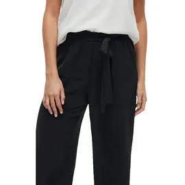 VILA Vijosa Belted Culotte Hosen Schwarz 34