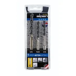 Alpen APTM3 HM-Beton 6kant Set 3-tlg.