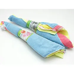 HundB Mikrofasertücher 3er Set 35x40cm Allzwecktücher Reinigungstücher Farbe zufällig Haushalt Auto Küche Putzlappen