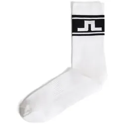 J. Lindeberg Percy Golf Socken weiss/schwarz