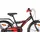 Rezzak 20 Zoll Kinderfahrrad Jungen Fahrrad Rücktrittbremse Schwarz Rot NEU-078