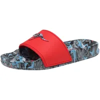 KangaROOS Badesandale »K-Slide Print«, Gr. 37, jet black/funny shark,