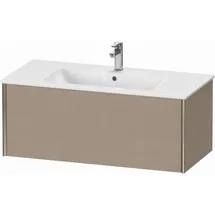 Duravit XViu Waschtisch-Unterschrank XV40270B175 101 x 40 x 48 cm, leinen, 1 Auszug, wandhängend, champagner matt