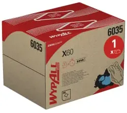 WYPALL* X60 Wischtücher - BRAG* Box 6035 , 1 Box = 200 Tücher