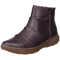 CLARKS Damen Caroline Rae Chelsea Boot, Burgundy Leather, 37 EU