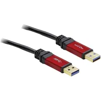 DeLock Premium USB-A 3.0 auf USB-A 3.0 Kabel, 5m