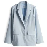 Opus Damen Blazer | Strukturierter Blazer JAOMI Regular mit Leinen Oxford Blue, 36 - 36