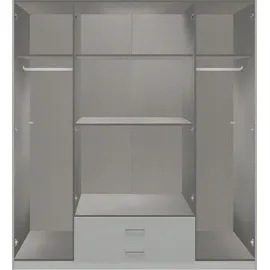 WIMEX »Fulda, 135 oder 180/58/199cm, 2 Schubladen, Made in Germany« mit Kranzleiste, besonderer Look durch Multiplex Optik, mit oder ohne Glasauflage