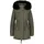 Alife & Kickin Winterjacke ALIFE & KICKIN "Damen KierseyAK A Winterjacke, gefütterte Jacke", Damen, Gr. M, grün (olive drab), 100% Polyester, Jacken Winterjacke, Kurzer Mantel mit weichem Teddy-Innenfutter und abnehmbarer Kapuze