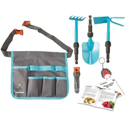 Happy People 16866 - GARDENA Gürteltasche 7-teilig inkl. Schaufel, Rechen, Hacke