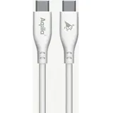 aqiila USB-C auf USB-C 1,0 m Weiß