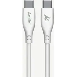 aqiila USB-C auf USB-C 1,0 m Weiß