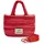 LES VISIONNAIRES Schultertasche Unio Cortina rot