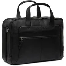 The Chesterfield Brand Wax Pull Up Aktentasche Leder 44 cm Laptopfach schwarz