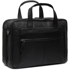 The Chesterfield Brand Wax Pull Up Aktentasche Leder 44 cm Laptopfach schwarz