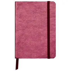 Clairefontaine 3x Notizbuch flexibel Cuirisé TM 72 Blatt blanko, A6 - 10,5x14,8cm - Kirsche 400090C