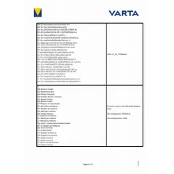 VARTA Batterie AAA 4ST 6103 301 404 Lithium