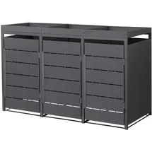 ML-Design Mülltonnenbox 196 x 80 x 124 cm anthrazit