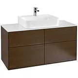 Villeroy & Boch Finion Unterschrank F13100GN 120x60,3cm, Walnut Veneer