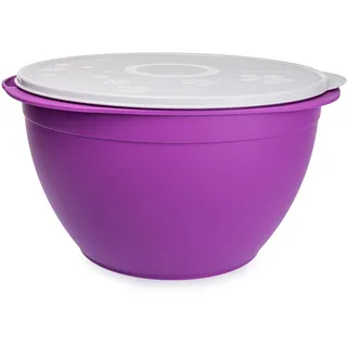 TUPPERWARE Omas Beste Schüssel 10L Lila Jumbo Schüssel XXL SALATBAR + Box Gelb