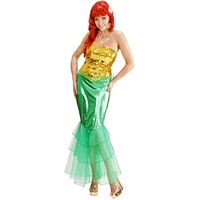 Widmann - Kostüm Meerjungfrau, Kleid, Sirene, Nixe, Faschingskostüme für Damen, Karneval