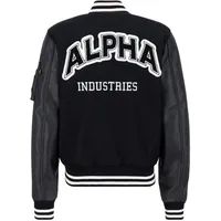 Alpha Industries PU College Jacket - schwarz, M