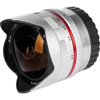 Samyang 8mm F2,8 Fisheye UMC Sony E silber