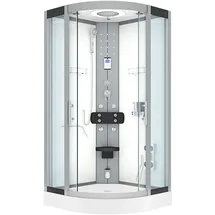 AcquaVapore Dampfdusche Duschkabine Sauna Dusche D58-20T2 100x100 cm ohne 2K Scheiben Versiegelung