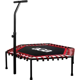 Aga24 Aga FITNESS Trampolin 130 cm Rot + Griff