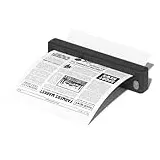 Bisofice D83 Thermodrucker A4 Mobiler Drucker A4 für unterwegs, Tragbarer Drucker für Handy, den Außenbereich, Reisen, Homeoffice, kompatibel mit iOS & Android, Mac, Windows