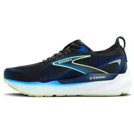 Brooks Glycerin GTS 22 Herren Black / Cobalt / Neo Yellow 43