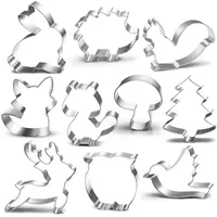 Luxuskollektion Ausstechform Waldtiere Set-10 Stück