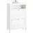 SoBuy Schuhschrank FSR152 80 x 108 x 25 cm mit 2 Klappen / weiß