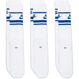 Nike Sportswear Dri-FIT Everyday Essential Crew-Socken White/Game Royal/Game Royal 42-46