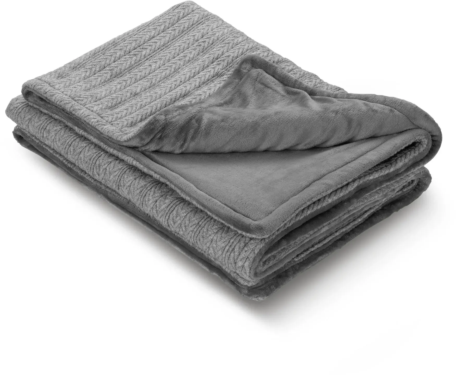 medisana HB 680 Kuschelheizdecke | 3 Temperaturstufen 160x120cm Strickmuster Abschaltautomatik 1 St