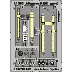 EDUARD ACCESSORIES 32583 1:32 Albatros D.III für Roden Bausatz