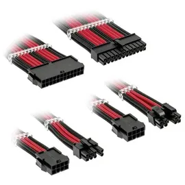 Kolink CORESTANDARD-EK-BRD Strom Anschlusskabel Schwarz/Rot