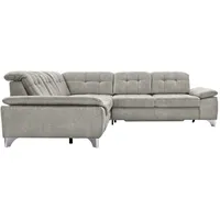 polsterpower Ecksofa - Saddle alu - Basismodell - links Sofa Wohnlandschaft