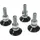 EFB-Elektronik EFB PRO-NIV01 Nivellierfüße M12, Set a 4 Stück, für PRO